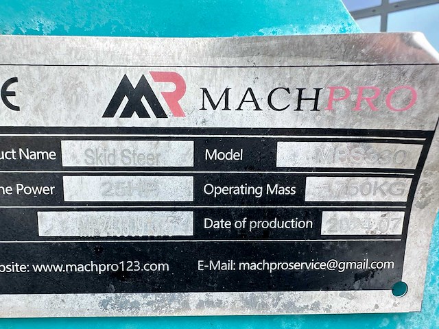Machpro - 2024 - mp-s300 - schranklader op rupsen - afbeelding 27 van  27