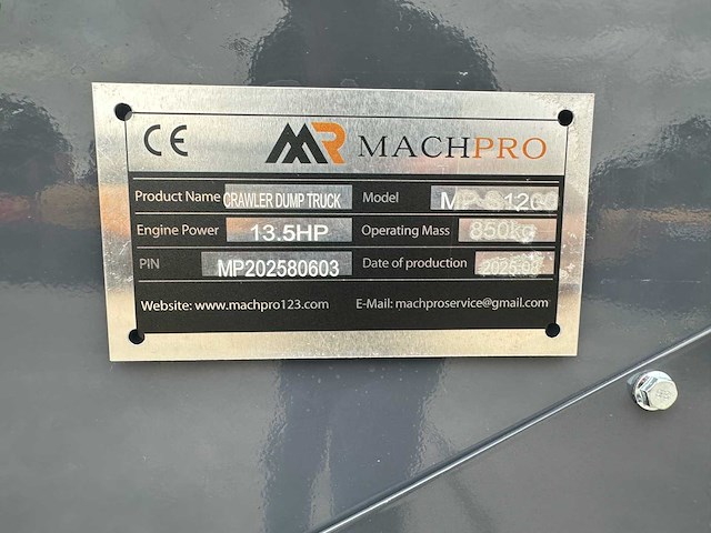 Machpro - 2025 - mp-s1200 - rupsdumper - afbeelding 19 van  26