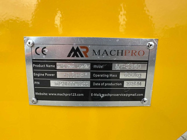 Machpro - 2025 - mp-s300 - rupsschranklader - afbeelding 26 van  34