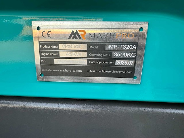 Machpro - 2025 - mp-t320a - ruw terrein heftruck - afbeelding 47 van  47
