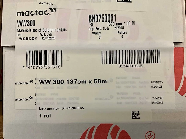 Mactac diverse printfolie (5x) - afbeelding 7 van  7