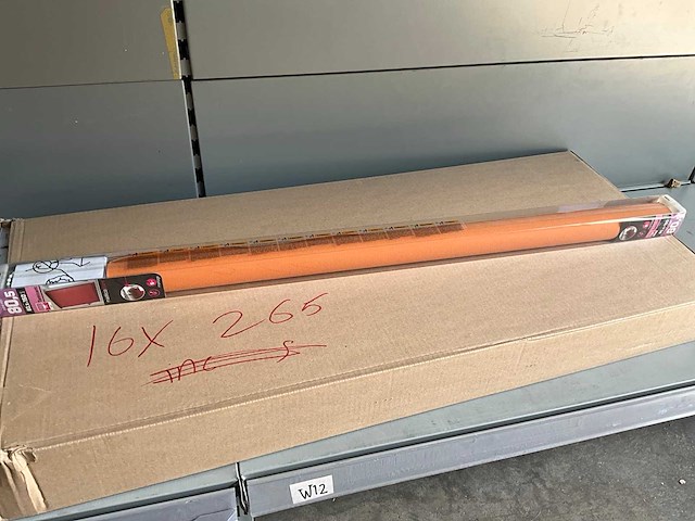 Madeco mini roll rolgordijn lichtdoorlatend 80,5 x 150 cm hoog oranje (16x) - afbeelding 1 van  5