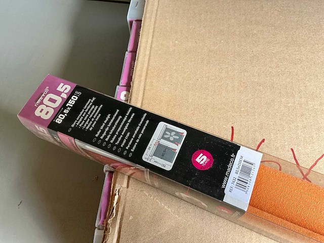 Madeco mini roll rolgordijn lichtdoorlatend 80,5 x 150 cm hoog oranje (16x) - afbeelding 5 van  5