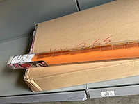 Madeco mini roll rolgordijn lichtdoorlatend 80,5 x 150 cm hoog oranje (16x) - afbeelding 1 van  1