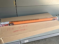 Madeco mini roll rolgordijn lichtdoorlatend 80,5 x 150 cm hoog oranje (16x) - afbeelding 1 van  5