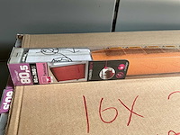 Madeco mini roll rolgordijn lichtdoorlatend 80,5 x 150 cm hoog oranje (16x) - afbeelding 2 van  5