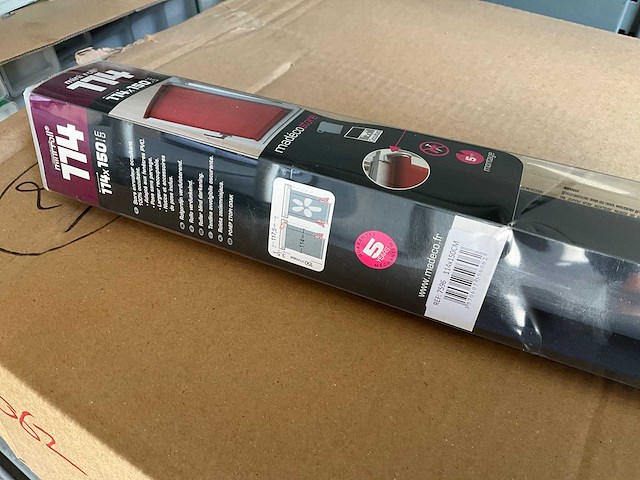 Madeco mini roll rolgordijn verduisterend 114 x 150 cm hoog donkerblauw (16x) - afbeelding 4 van  5