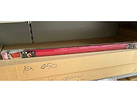 Madeco mini roll rolgordijn verduisterend 80,5 x 150 cm hoog donker roze (16x) - afbeelding 1 van  5