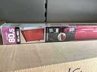 Madeco mini roll rolgordijn verduisterend 80,5 x 150 cm hoog donker roze (16x) - afbeelding 2 van  5