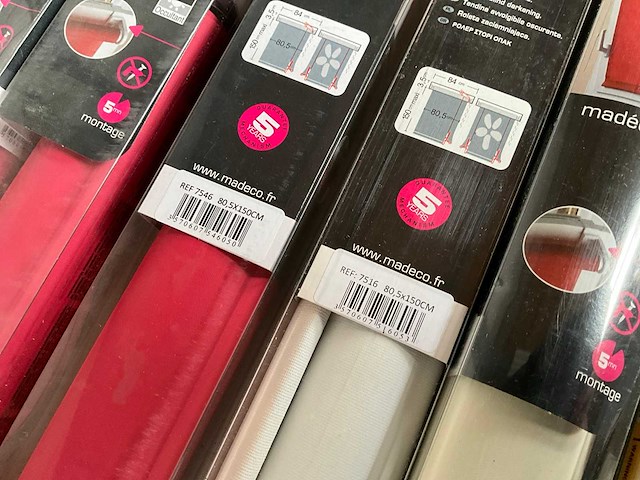 Madeco mix kavel diverse maten en kleuren rolgordijnen - afbeelding 8 van  9