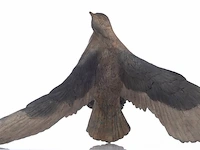 Madeleine van der knoop (1953), the falcon, n° 3/6, cold-painted bronze, 71 x 78 cm. (27.94 x 30.71 in.) - afbeelding 7 van  10