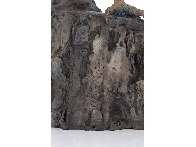 Madeleine van der knoop (1953), the falcon, n° 3/6, cold-painted bronze, 71 x 78 cm. (27.94 x 30.71 in.) - afbeelding 9 van  10