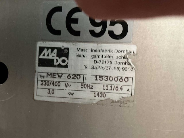 Mado ultra mew 620 rvs vleesmolen - afbeelding 5 van  5