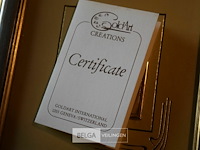 Madonna del don gold art miniature met certificaat - afbeelding 2 van  3