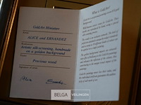 Madonna del don gold art miniature met certificaat - afbeelding 3 van  3