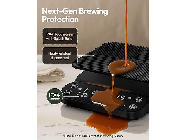 Maestri house koffieweegschaal met timer - afbeelding 4 van  7