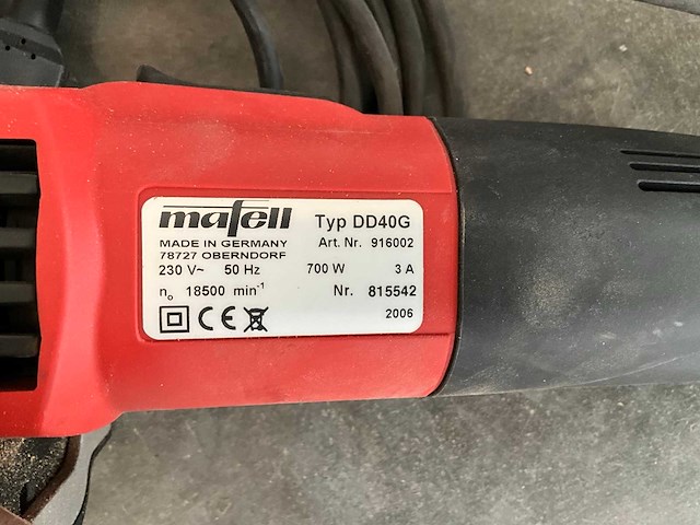 Mafell dd40g duodeuvel systeem - afbeelding 8 van  11