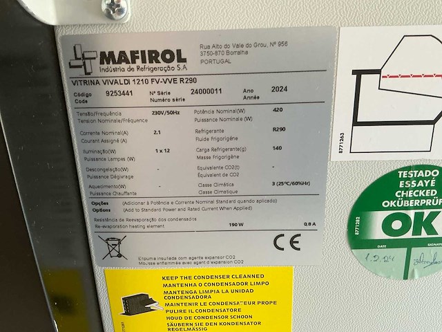 Mafirol vitrina vivaldi koelvitrine - afbeelding 6 van  10