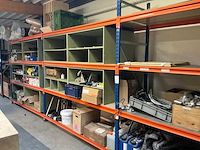 Magazijn-legbordstelling met inhoud - afbeelding 4 van  7