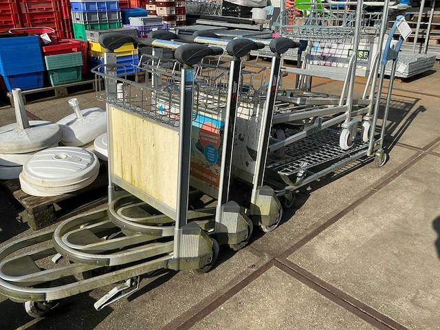 Magazijn transportkar (6x) - afbeelding 1 van  1