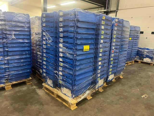 Magazijnbak 600x400x330mm met klapdeksel (60x) - afbeelding 8 van  17