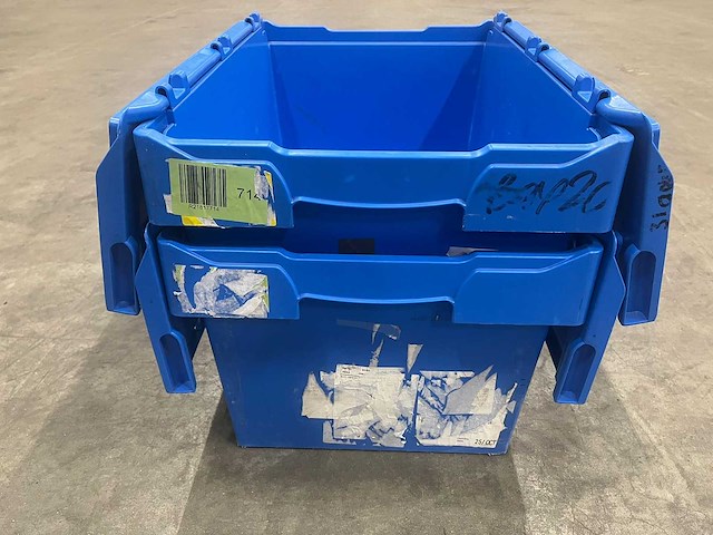 Magazijnbak 600x400x330mm met klapdeksel (60x) - afbeelding 16 van  17