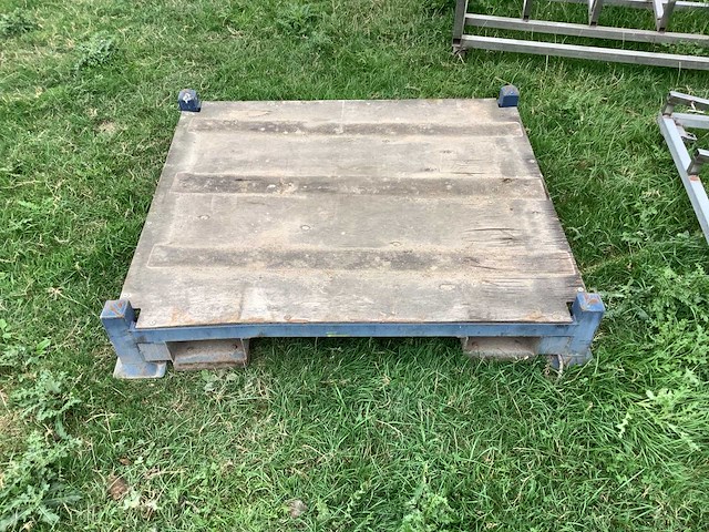 Magazijnbak/bok onderstellen - 115x125x25 - afbeelding 1 van  4