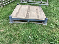 Magazijnbak/bok onderstellen - 115x125x25 - afbeelding 3 van  4