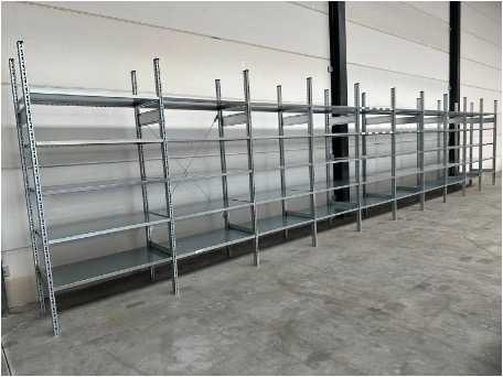 Magazijninventaris, machines, reinigingsmachines & intern transport