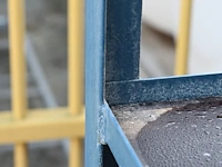 Magazijnrek blauw metaal - afbeelding 2 van  2