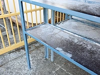 Magazijnrek blauw metaal - afbeelding 3 van  3