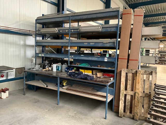 Magazijnrek met inhoud (2x) - afbeelding 1 van  11