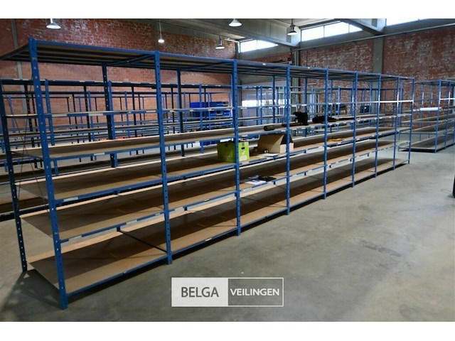 Magazijnrek totaiteit van kavel 050 t/m 055 - afbeelding 1 van  1