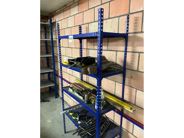 Magazijnrek/opbergrek met inhoud - afbeelding 5 van  11