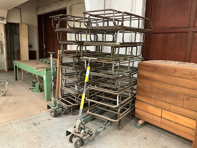 Magazijnsledes-karren - afbeelding 1 van  2