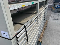 Magazijnstelling met 3 gereedschapskasten - afbeelding 4 van  8