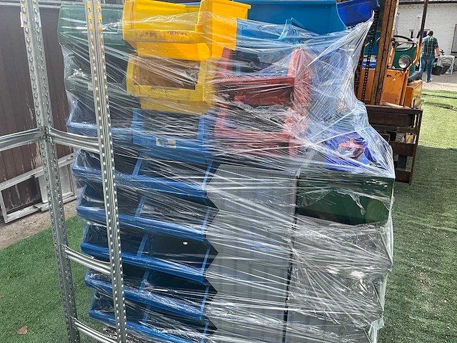 Magazijnstelling met opberg bakjes - afbeelding 4 van  8