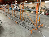 Magazijnstelling met rollenbaan (6x) - afbeelding 1 van  2