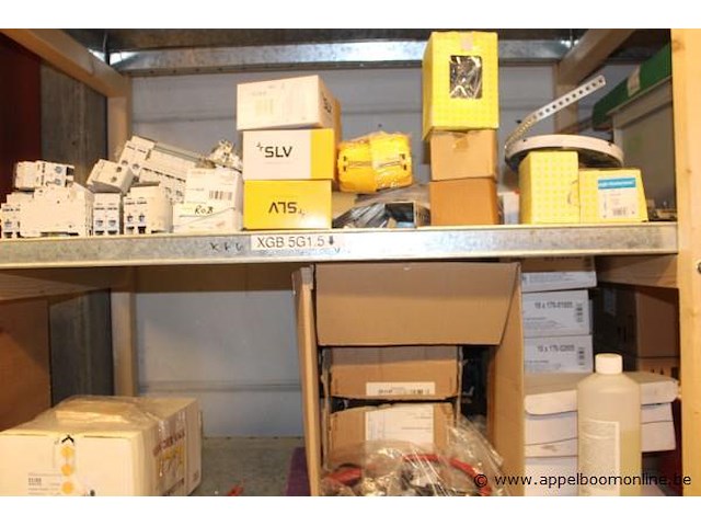 Magazijnstellingen (opslagrekken) – onbekend merk + diverse onderdelen - afbeelding 2 van  7