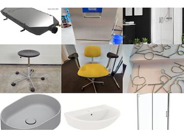 Magazijnveiling: nieuwe sanitaire goederen, horeca, vintage stoelen en kunst