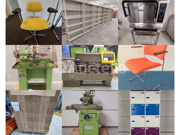 Magazijnverkoop metaalbewerking, horeca, meubilair, stellingen, verpakking