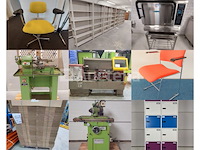 Magazijnverkoop metaalbewerking, horeca, meubilair, stellingen, verpakking