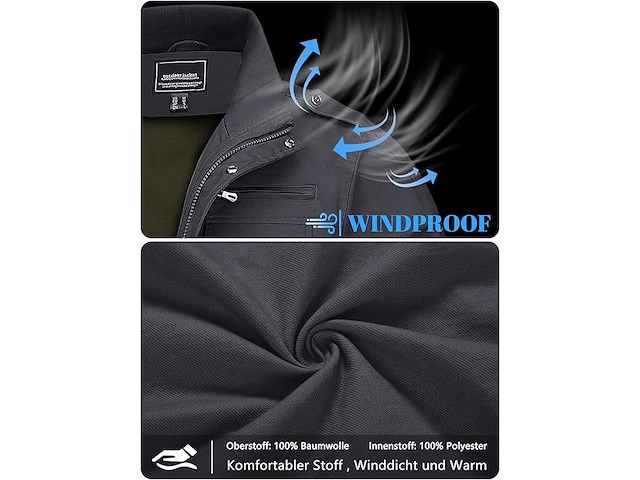 Magcomsen casual jas (3xl) - afbeelding 5 van  5