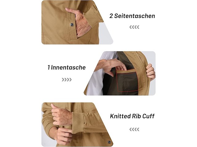 Magcomsen casual jas (large) - afbeelding 4 van  5