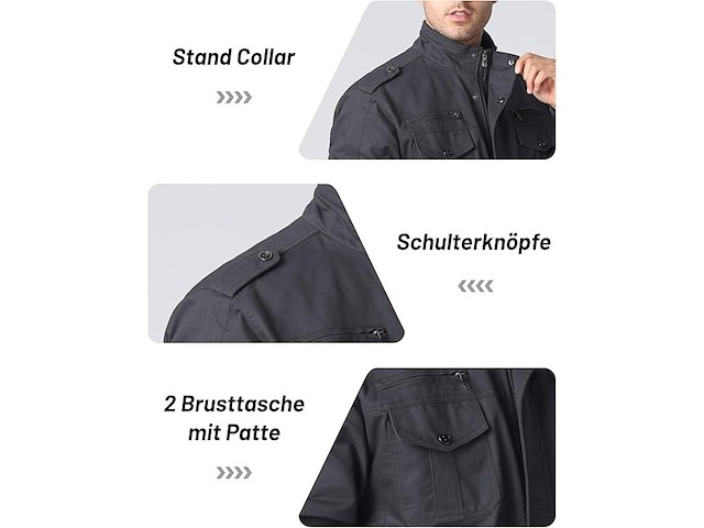 Magcomsen casual jas (large) - afbeelding 3 van  5