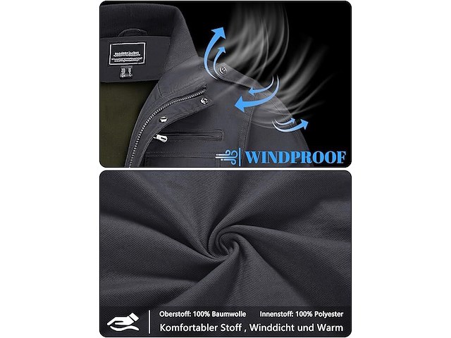 Magcomsen casual jas (large) - afbeelding 5 van  5