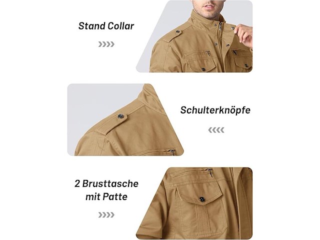 Magcomsen casual jas (large) - afbeelding 3 van  5
