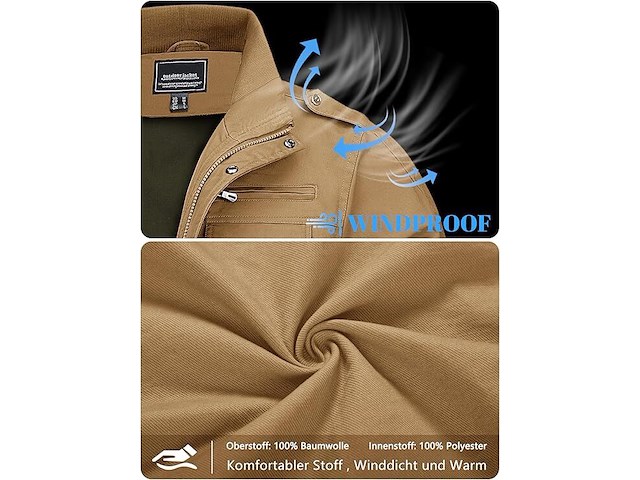 Magcomsen casual jas (large) - afbeelding 5 van  5