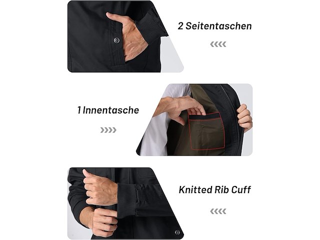 Magcomsen casual jas (small) - afbeelding 4 van  5