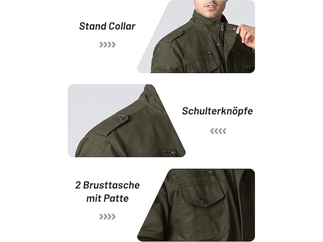 Magcomsen casual jas (xl) - afbeelding 3 van  5